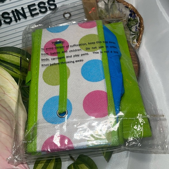 Essentials Collapsible Non-Woven Storage Container Blue-Green - Picture 2 of 2